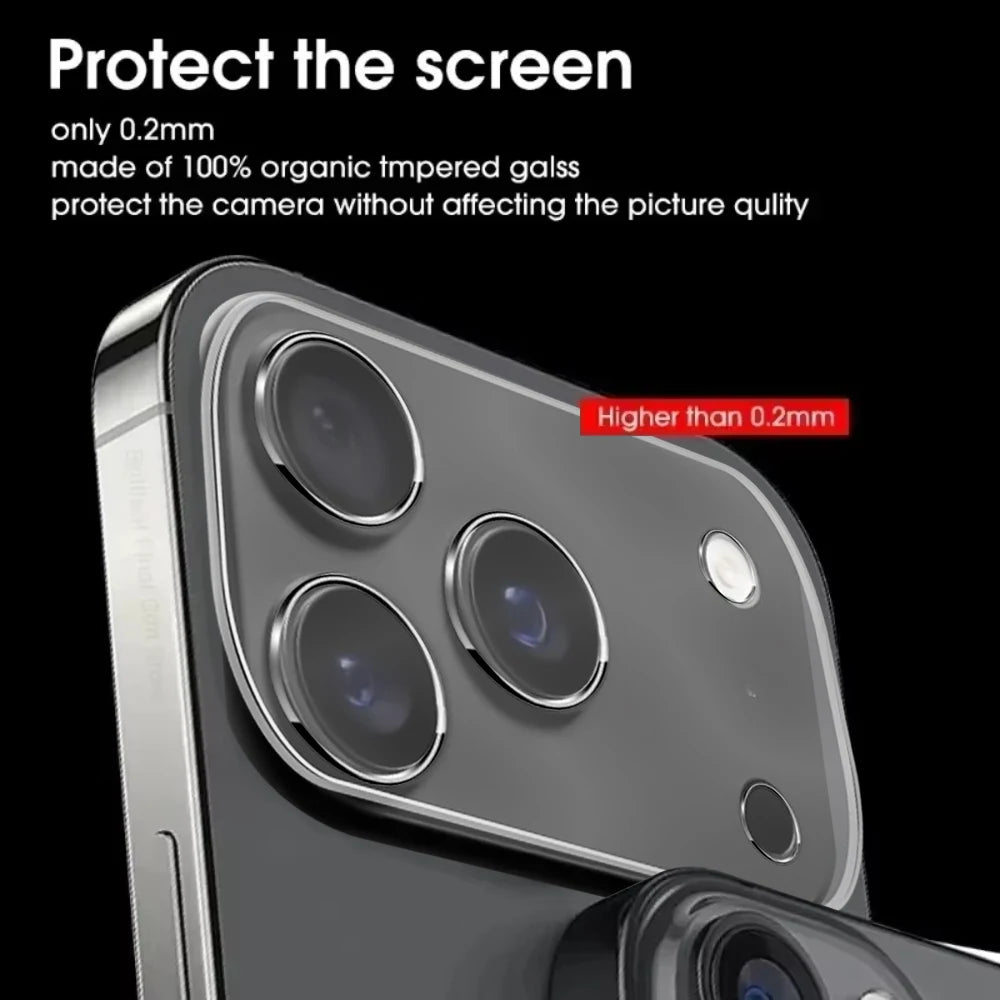 4PCS Camera Lens Protector for iPhone 17 Pro Max Lens Protective Glass for iPhone 17