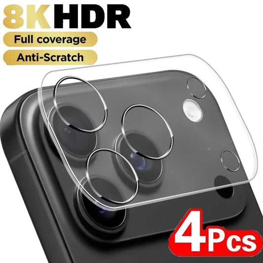 4PCS Camera Lens Protector for iPhone 17 Pro Max Lens Protective Glass for iPhone 17